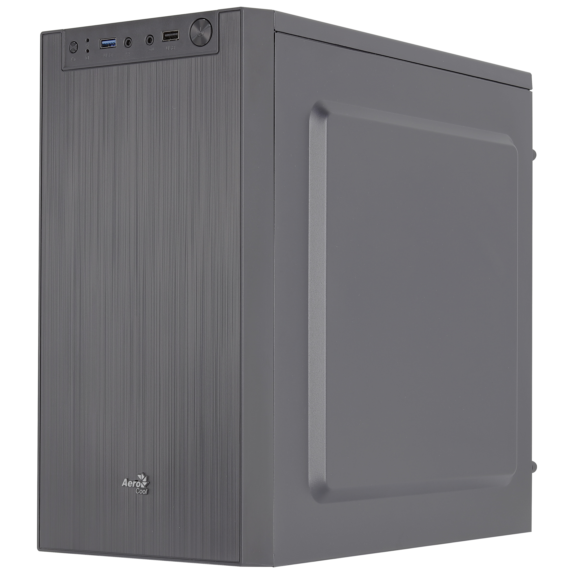 Aerocool CS108BKV1 Compact Micro ATX PC Case Aluminium Brushed – image 5