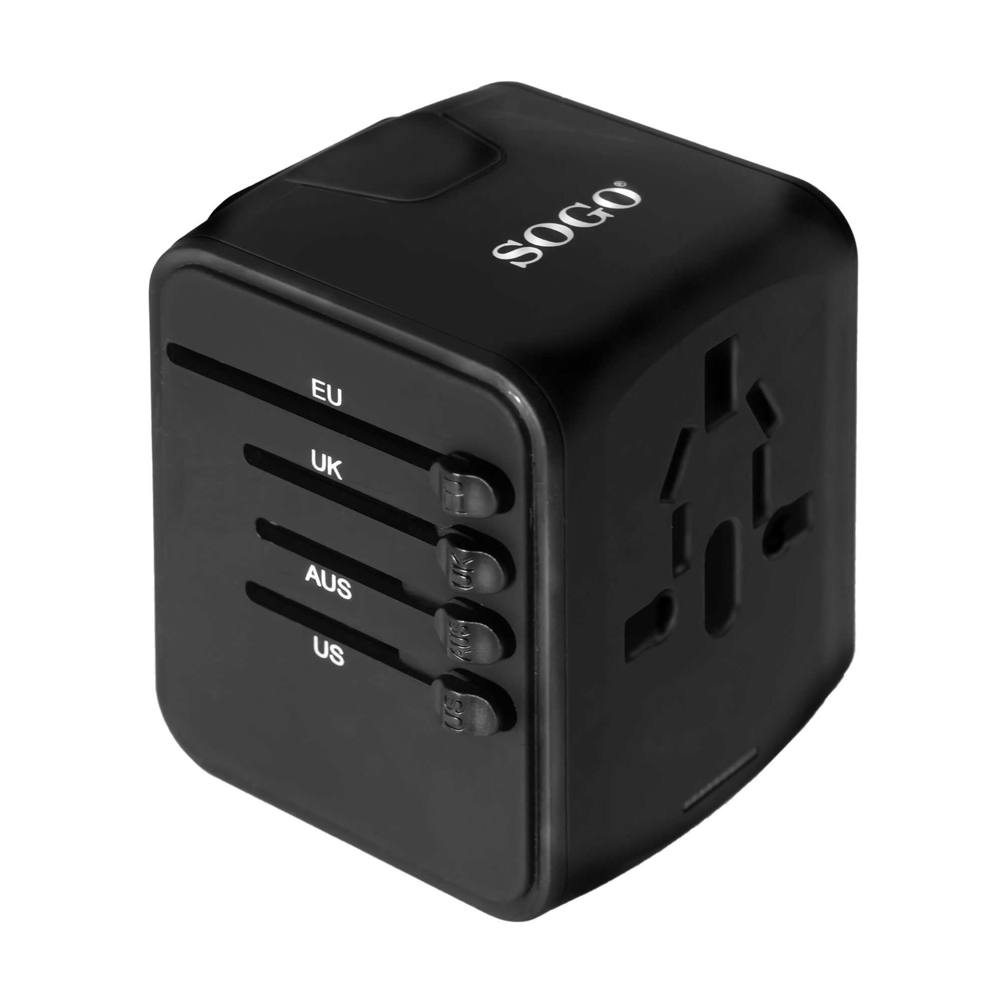 Resim Sogo ADT-SS-18125 Evrensel Seyahat Adaptörü, Siyah