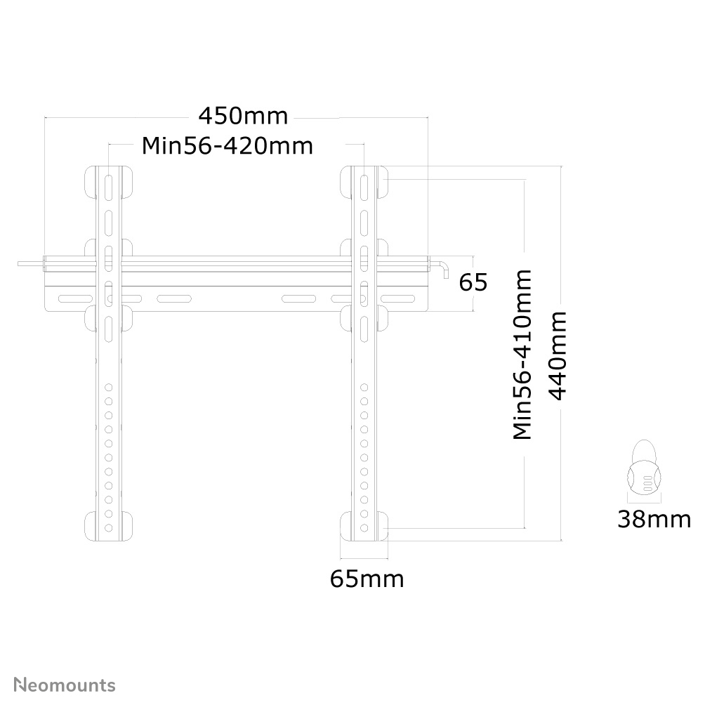 Neomounts tv wall mount – image 4