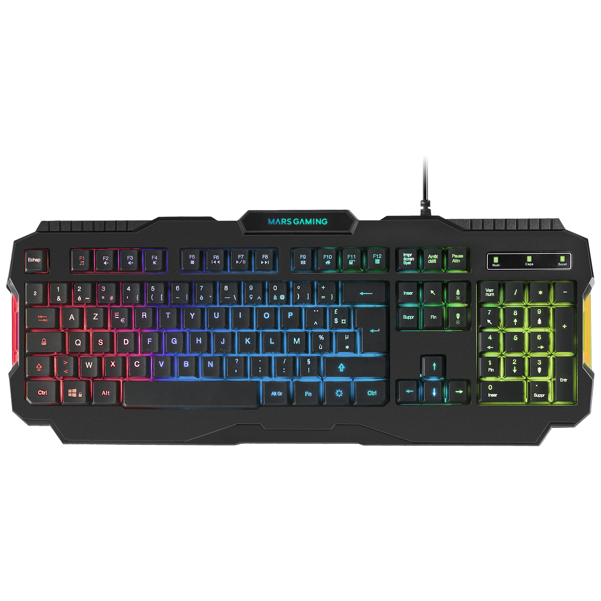 Mars Gaming MCP118 RGB Gaming Keyboard Mouse and Mousepad Pack French Layout – image 3