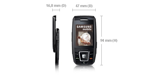 Samsung SGH-E390, Black – image 2