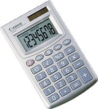 Canon LS-270H calculator Display Silver