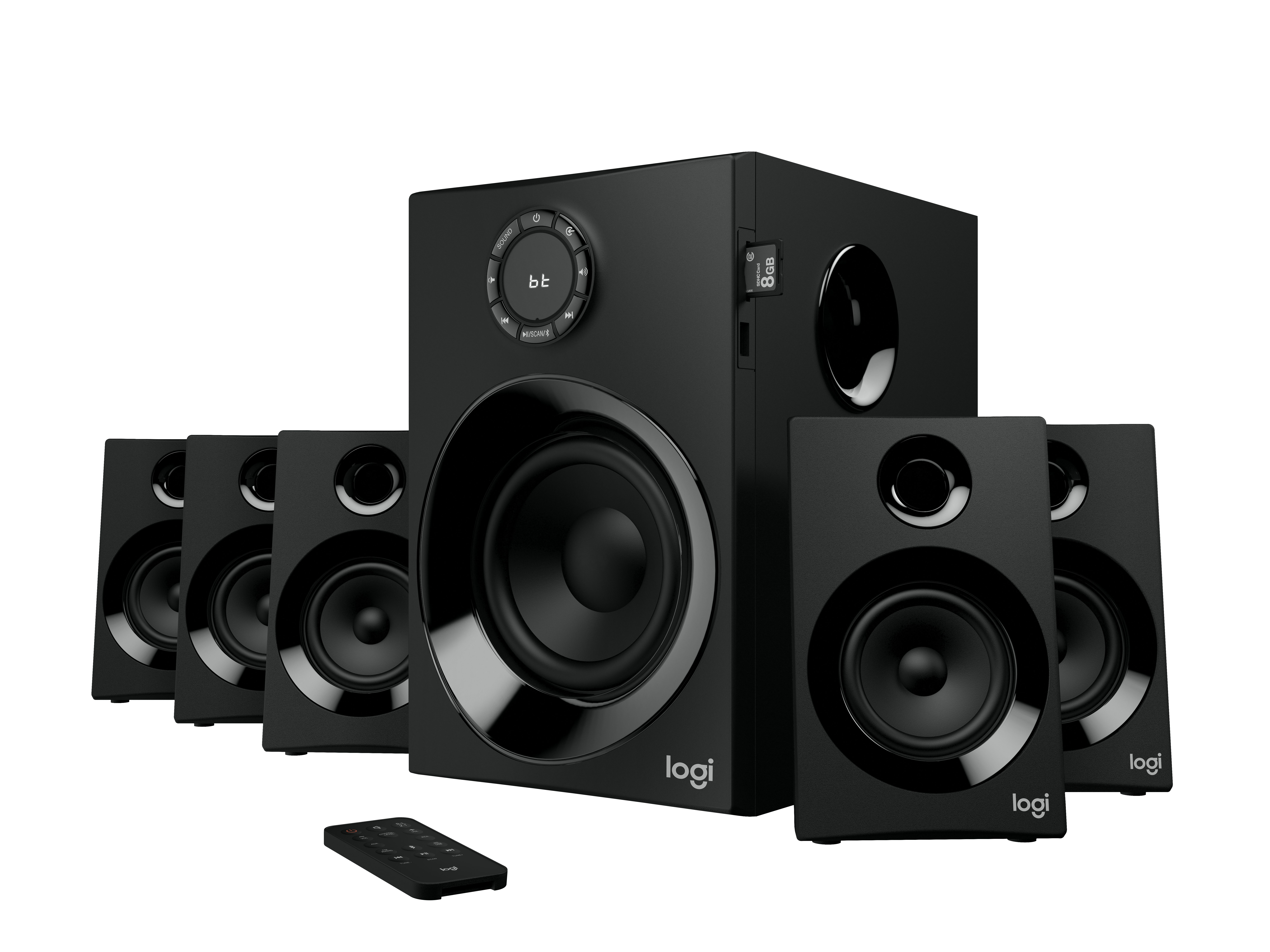 Logitech z607 5.1 surround sound with bluetooth 80 w negro 5.1 canales
