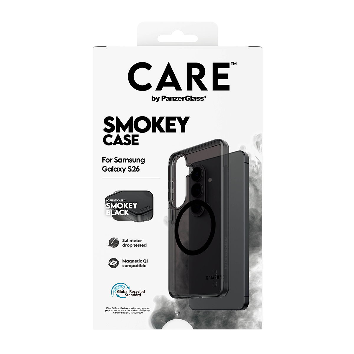 PanzerGlass CARE™ by PanzerGlass® Smokey Case w. Black Qi Samsung Galaxy S26 – image 3