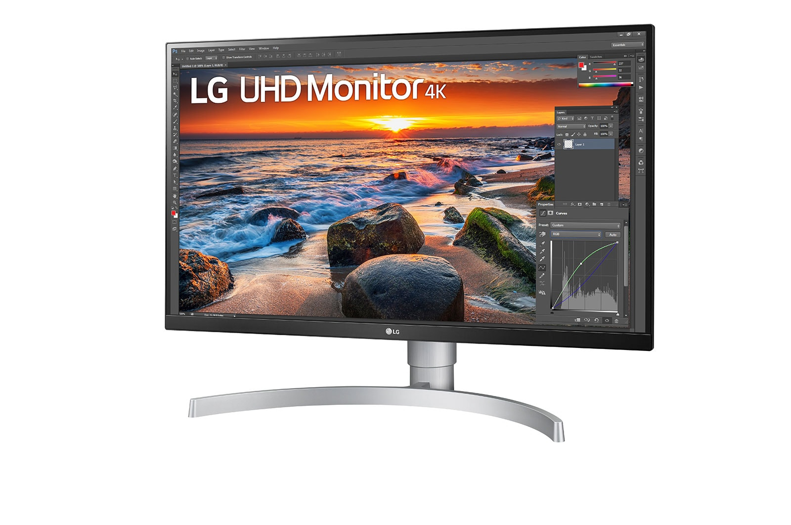 LG 27UN83A-W computer monitor – image 3