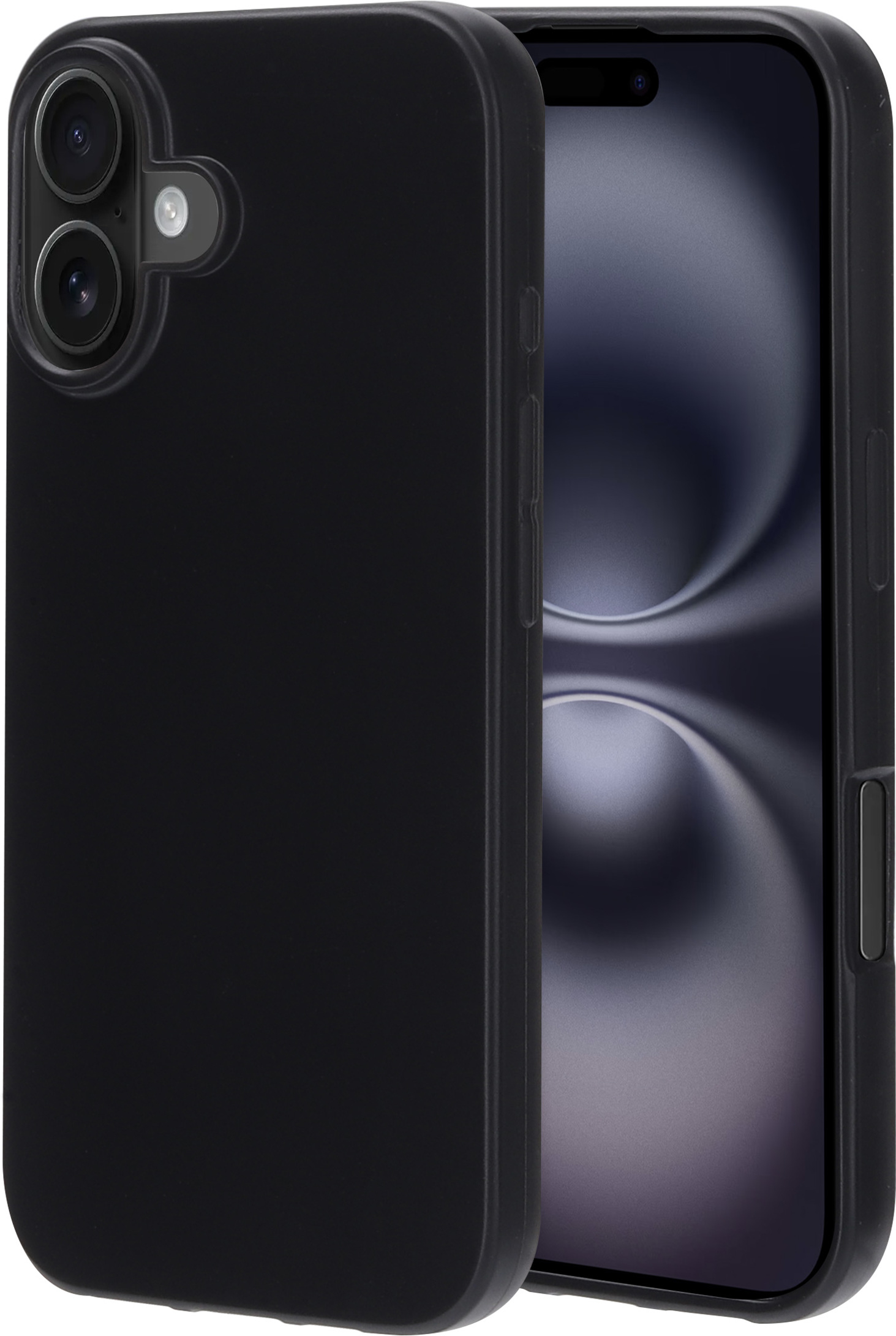 Mobiparts Classic TPU Case Apple iPhone 16 Matt Black – image 1