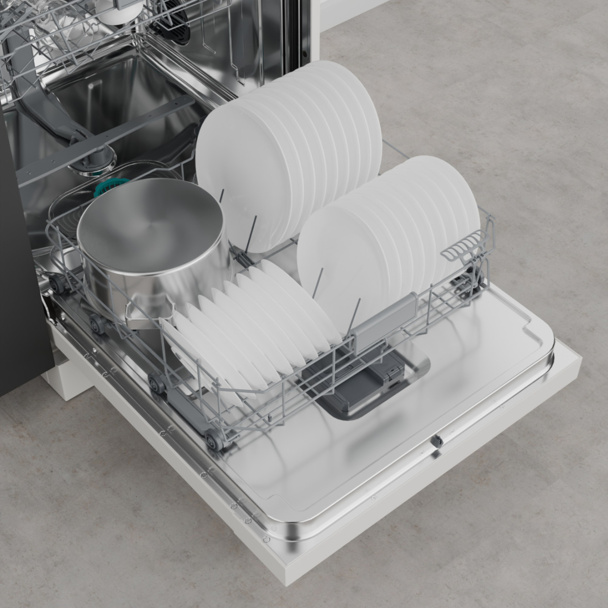 Hisense HS642C90W dishwasher Freestanding 14 place settings – image 9