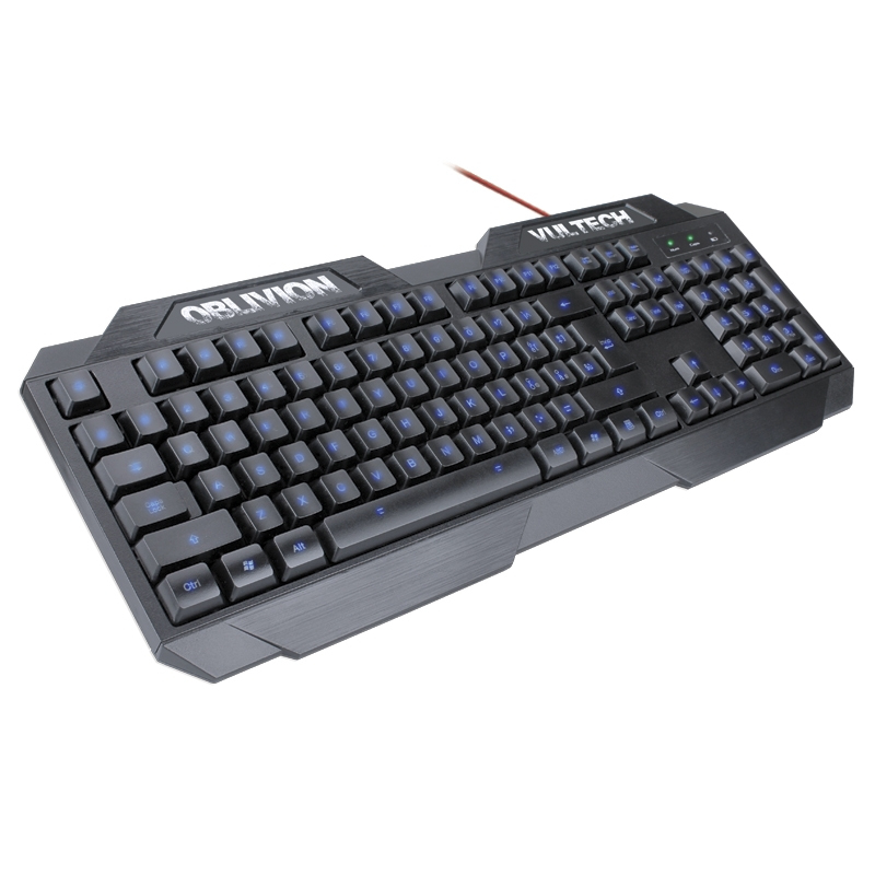 Vultech Oblivion keyboard Mouse included Gaming USB QWERTY Italian Black – image 3