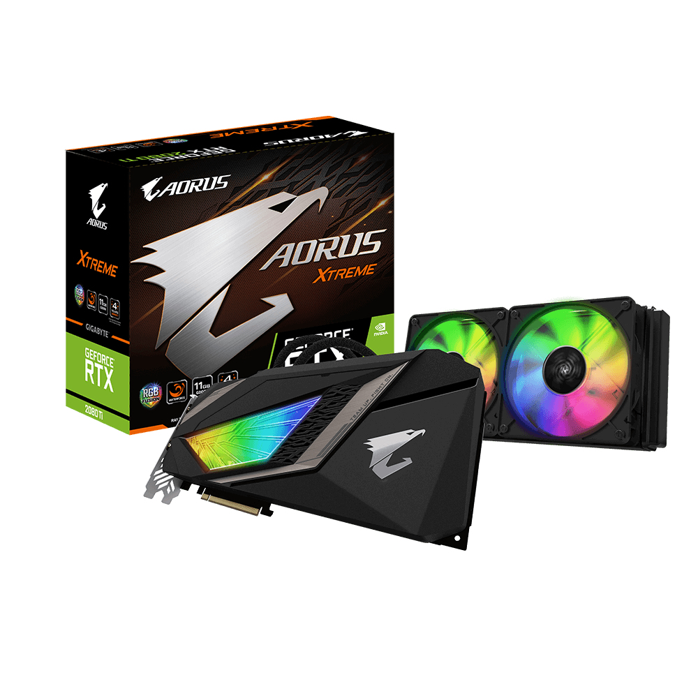 GIGABYTE GVN208TAW-00-G graphics card NVIDIA GeForce RTX 2080 Ti 11 GB GDDR6