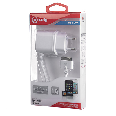 Celly TCIP4 mobile device charger Mobile phone White AC Indoor – image 3