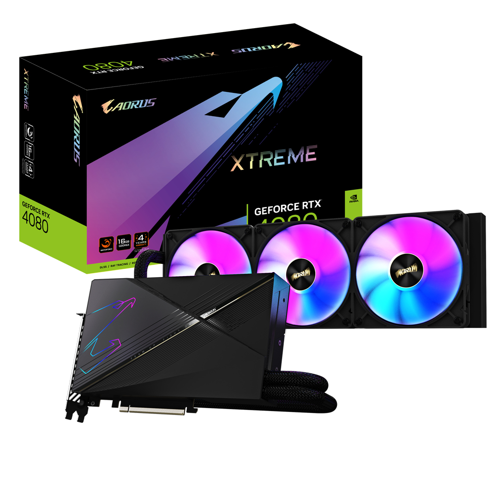 GIGABYTE AORUS GeForce RTX 4080 16GB XTREME WATERFORCE – image 7