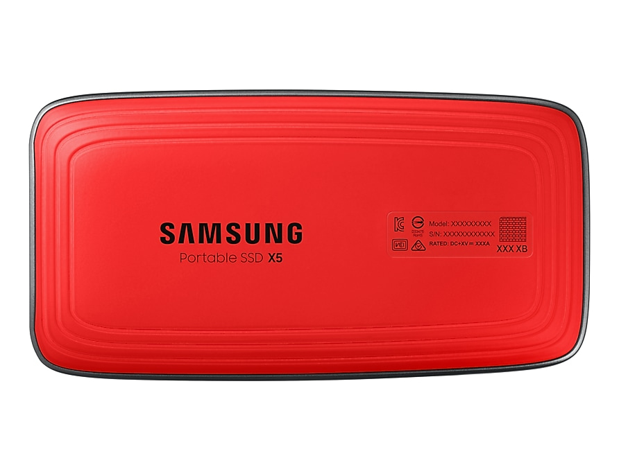 Samsung X5 Thunderbolt 3 Thunderbolt technology 1 TB Black, Red image 2