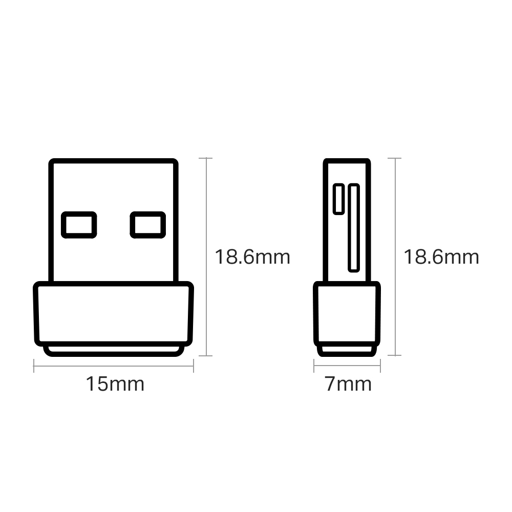 Adaptador Inalambrico Tp Link Archer T2U Nano Usb Wrls Dual Bandac600 - ARCHERT2UNAN