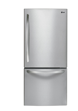 LG LDC22370ST fridge-freezer Freestanding Stainless steel – image 1