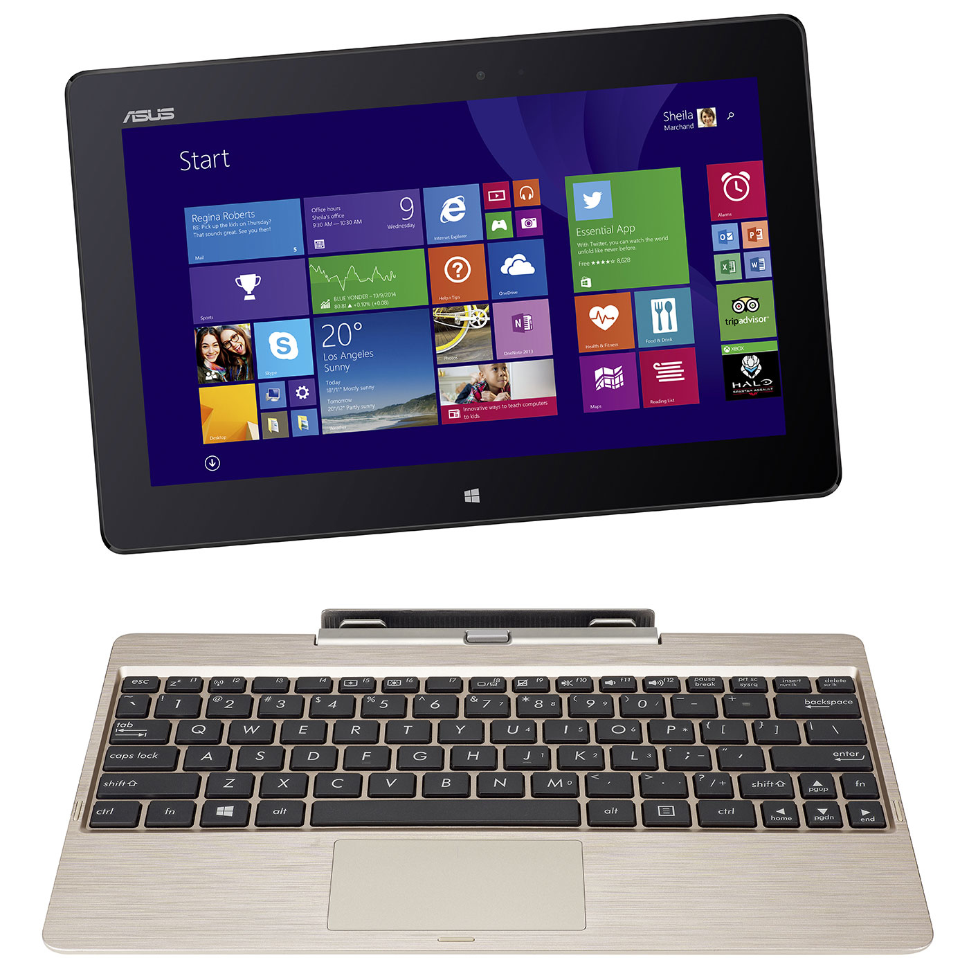 ASUS Transformer Book T100TAM-BING-DK046B laptop Intel Atom® Z3795 Hybrid (2-in-1) – image 3