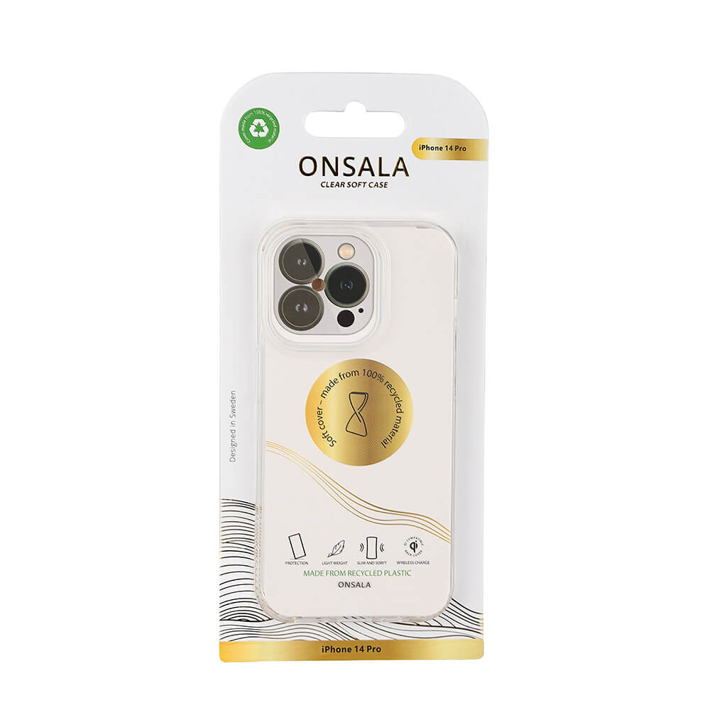 Onsala Phone Case Recycled TPU Transparent - iPhone 14 Pro – image 2