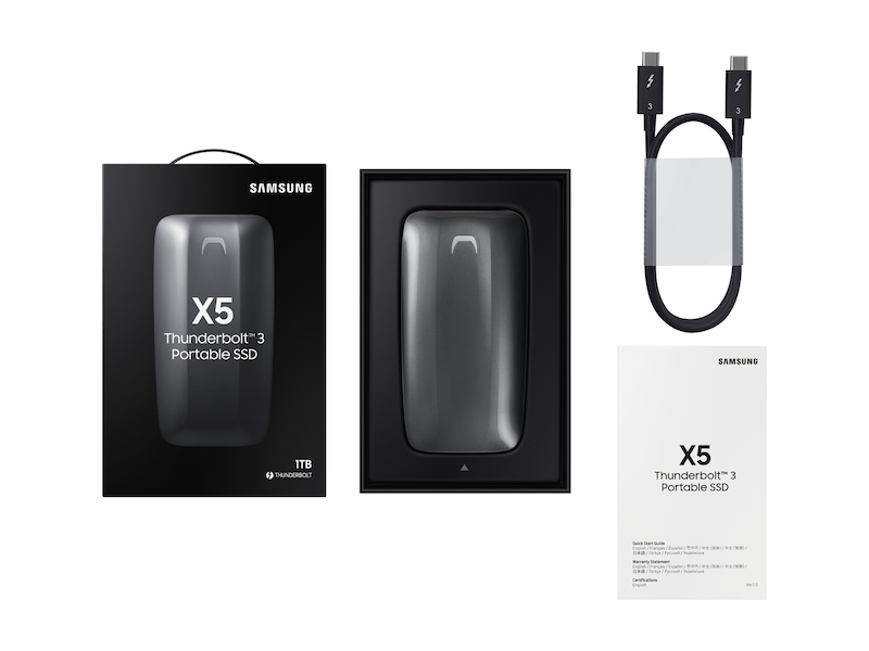 Samsung X5 Thunderbolt technology 1 TB USB Type-C Black, Red, Silver image 9