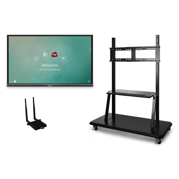 Viewsonic IFP6550-E2 interactive whiteboard 165.1 cm (65") 3840 x 2160 pixels Touchscreen Black