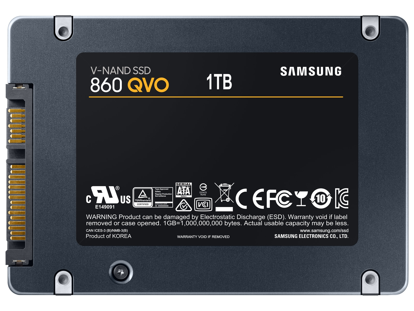 Samsung 860 QVO 1 TB 2.5″ Serial ATA III V-NAND image 2
