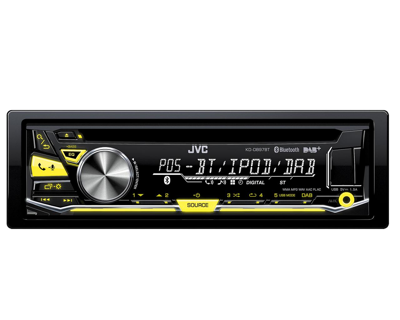 JVC KD-DB97BT car media receiver Black – image 3