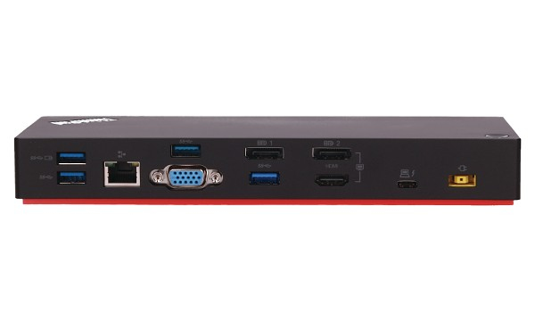 2-Power ALT265142B laptop dock/port replicator Wired Thunderbolt 3 Black – image 2