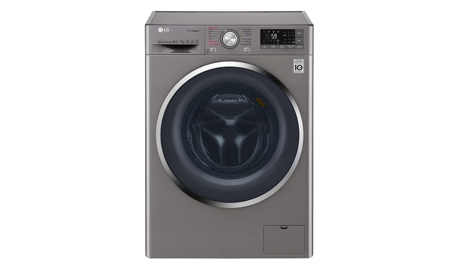 LG F4J8JH2S washer dryer Freestanding Front-load Stainless steel