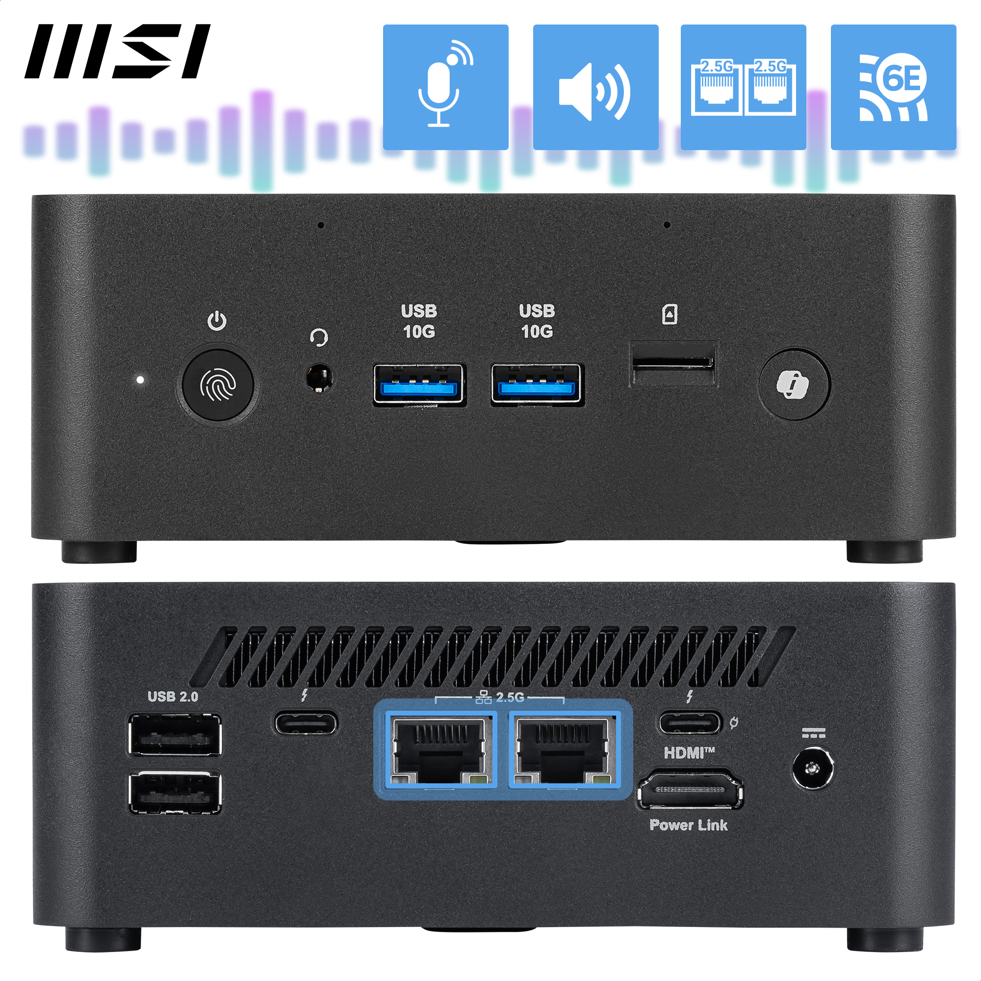 MSI Cubi NUC AI+ 2MG i7 258V FS 32GB 1TB W11PP – image 6