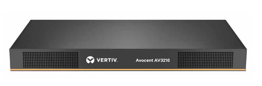 Vertiv Avocent AV3216-XXX KVM switch Rack mounting Black