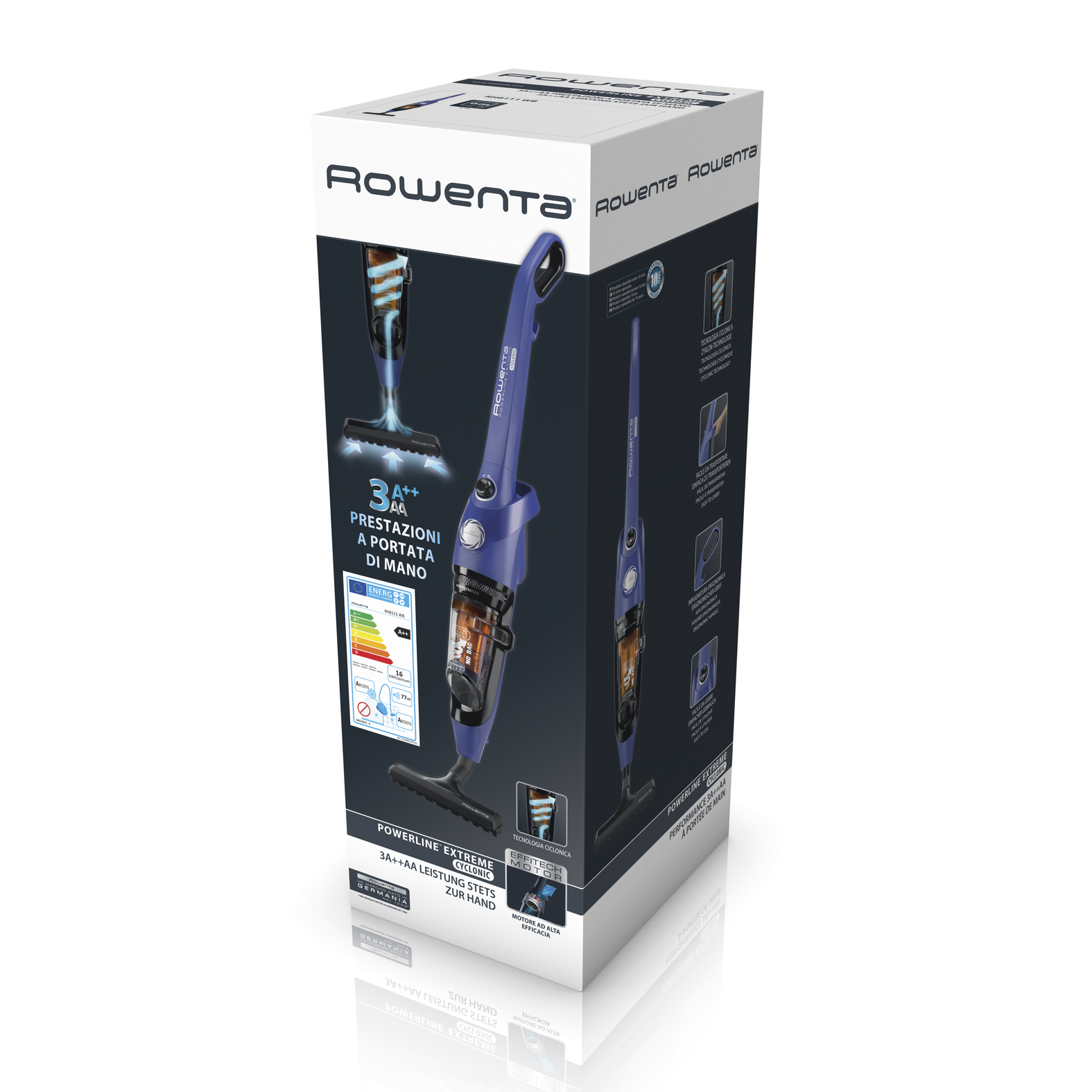 Rowenta Powerline Extreme RH8111 Stick vacuum AC Dry Cyclonic Bagless – image 2