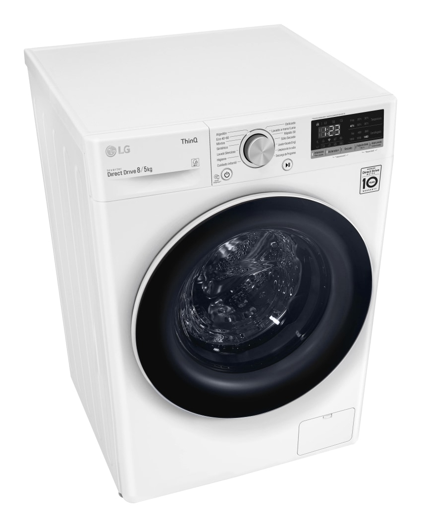 LG F4DN4008N0W washer dryer Freestanding Front-load White – image 8