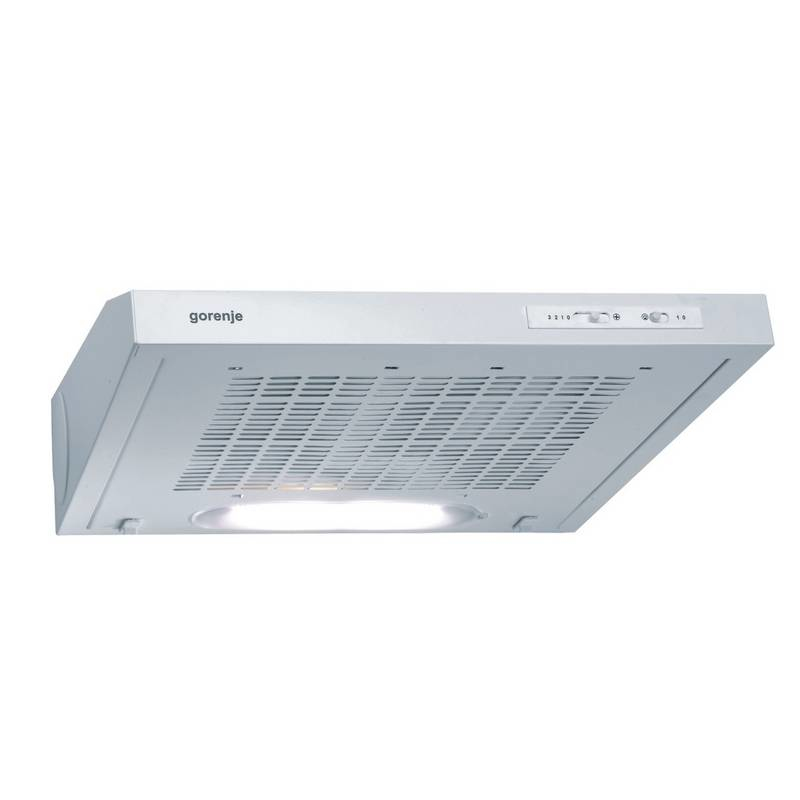 Gorenje DU6146W cooker hood Semi built-in (pull out) White 144 m³/h