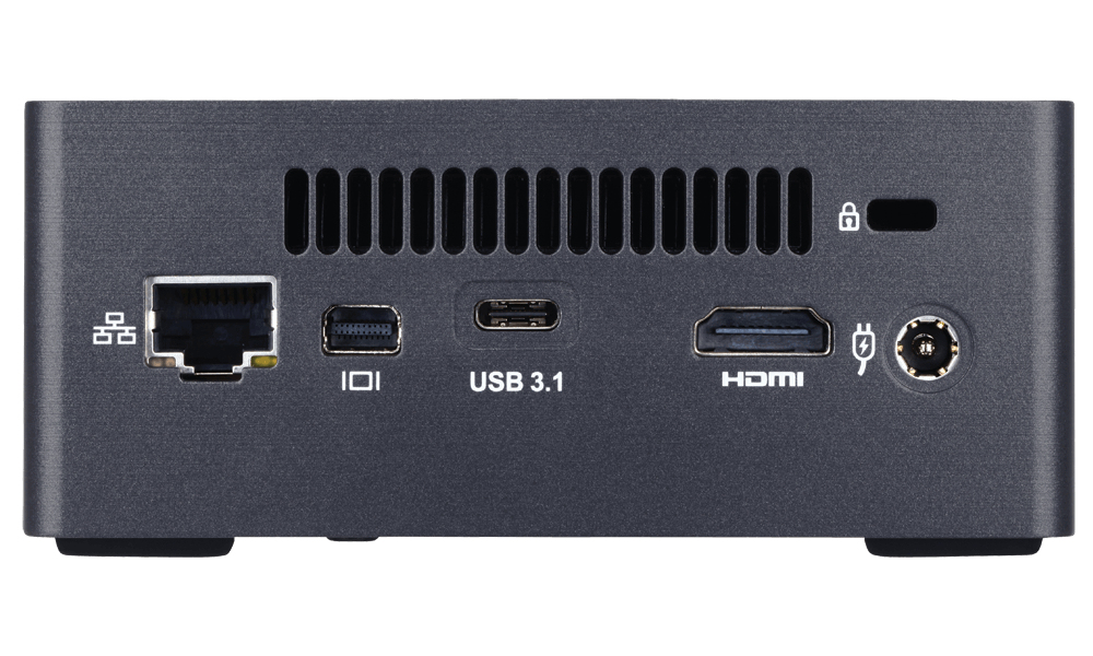 GIGABYTE GB-BSI7HT-6500 PC/workstation barebone UCFF Grey i7-6500U LGA 1356 (Socket B2) – image 4