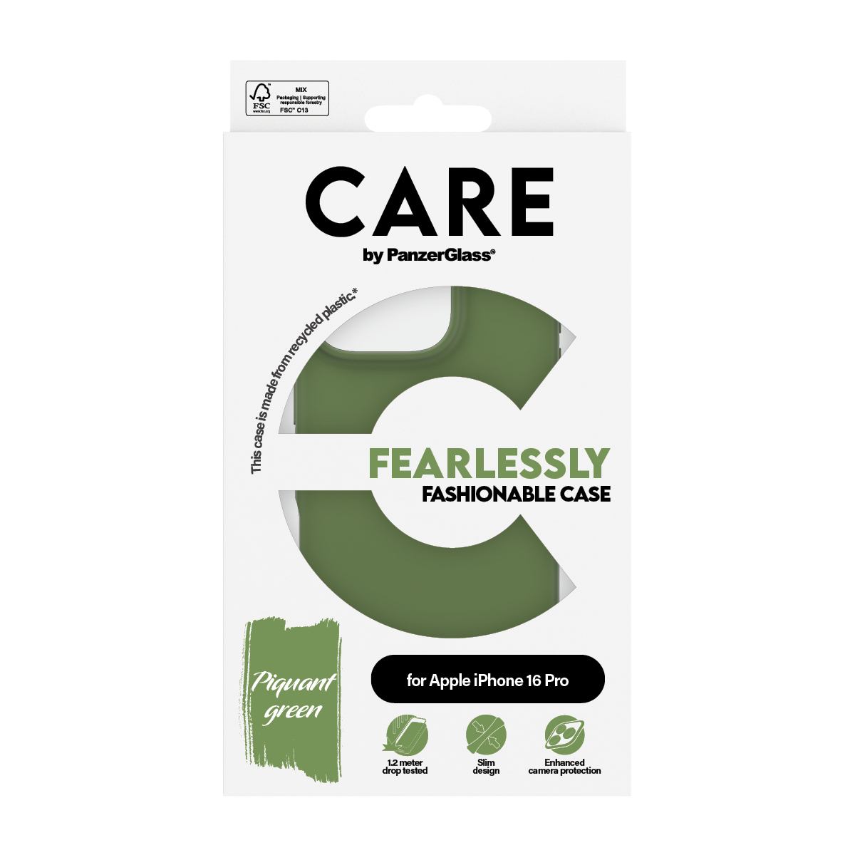 PanzerGlass CARE™ by PanzerGlass® Case Green iPhone 16 Pro – image 3