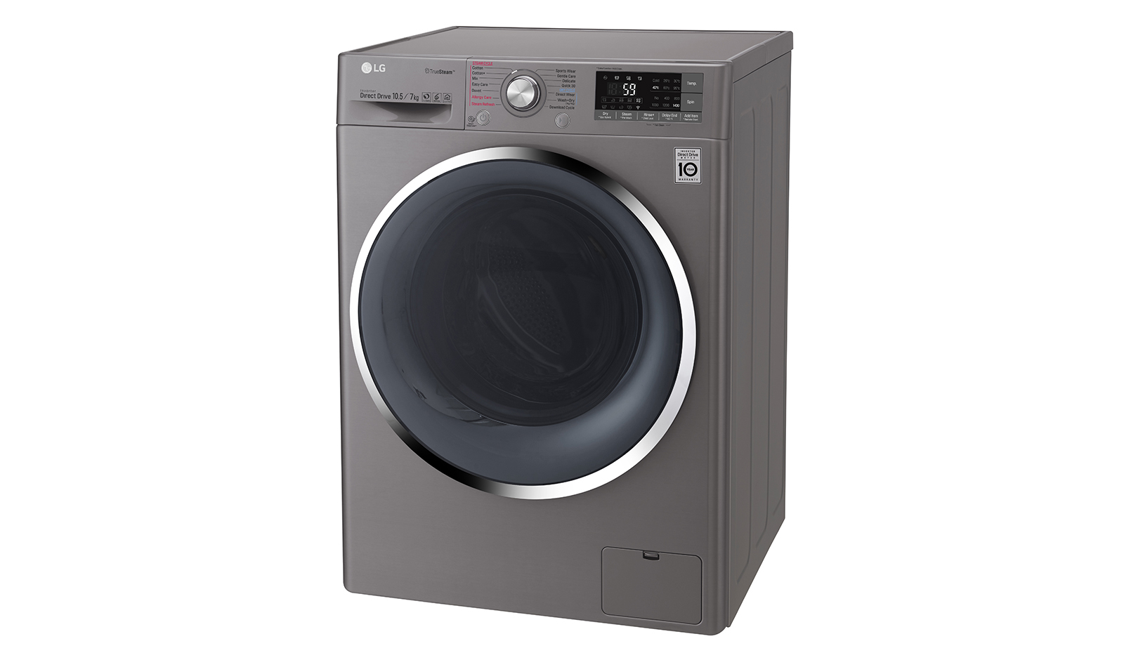 LG F4J8JH2S washer dryer Freestanding Front-load Stainless steel – image 7