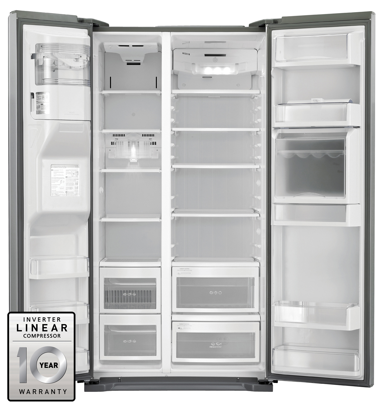 LG GS5162PVJV side-by-side refrigerator Freestanding – image 4