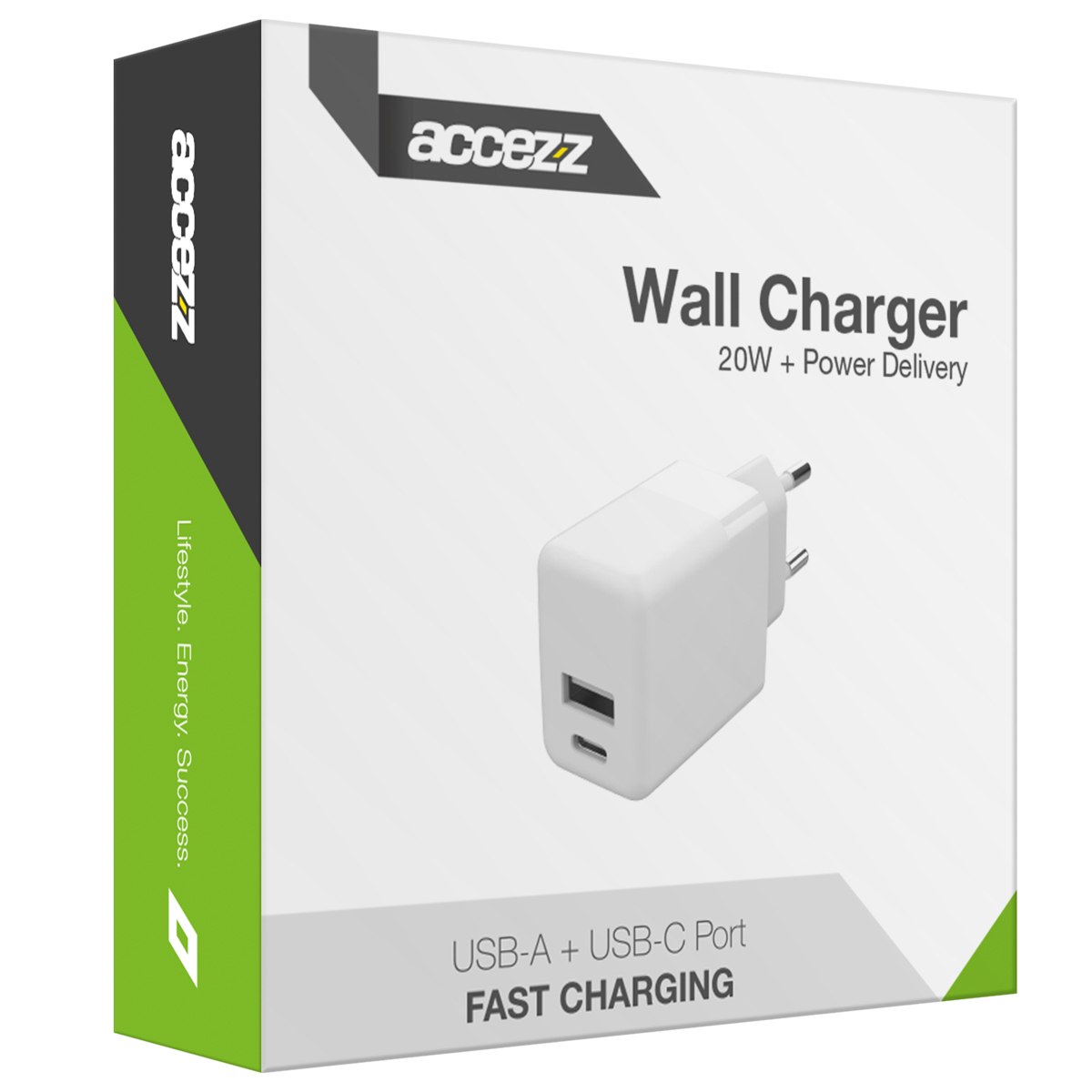 Accezz THUISLADER50268802 Universal White AC Fast charging Indoor – image 2