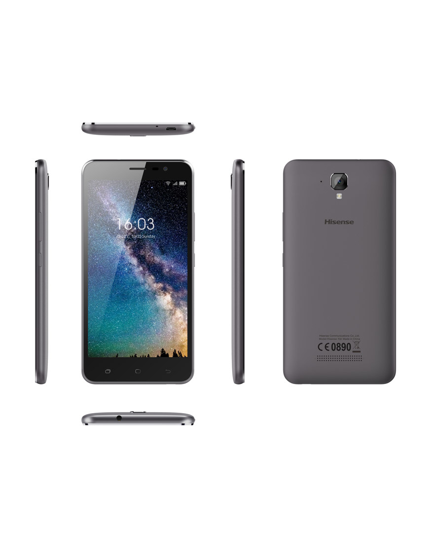 Hisense HS-F22 14 cm (5.5") Android 7.0 4G Micro-USB 1 GB 8 GB 2380 mAh Black