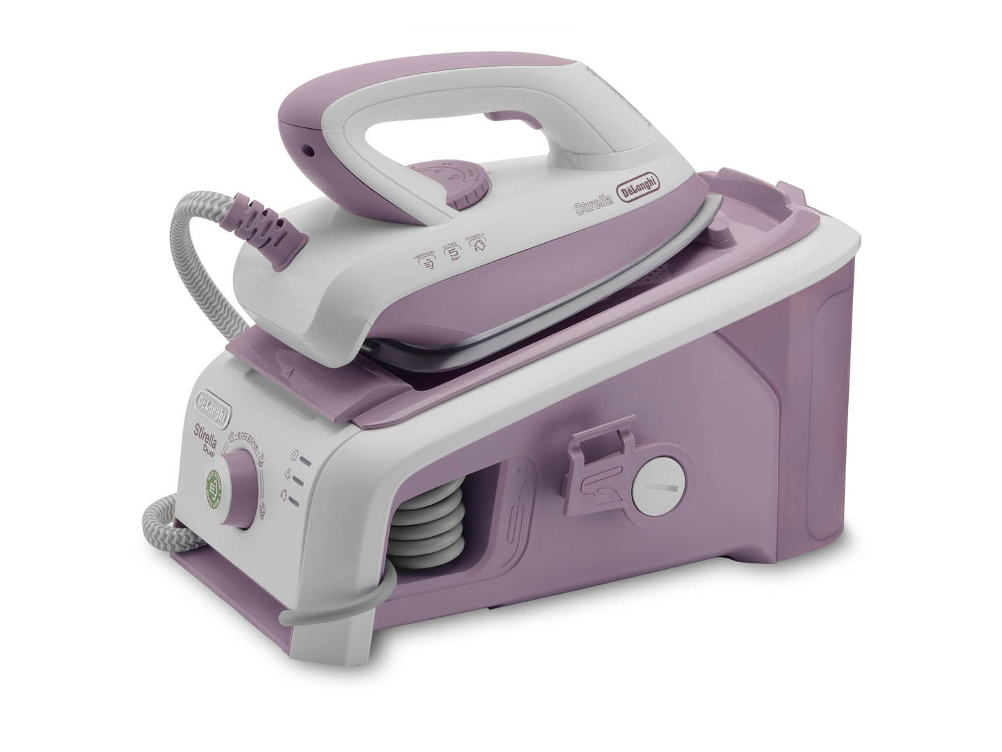 De’Longhi VVX1645 800 W 0.8 L Ceramic soleplate Lilac, White – image 1