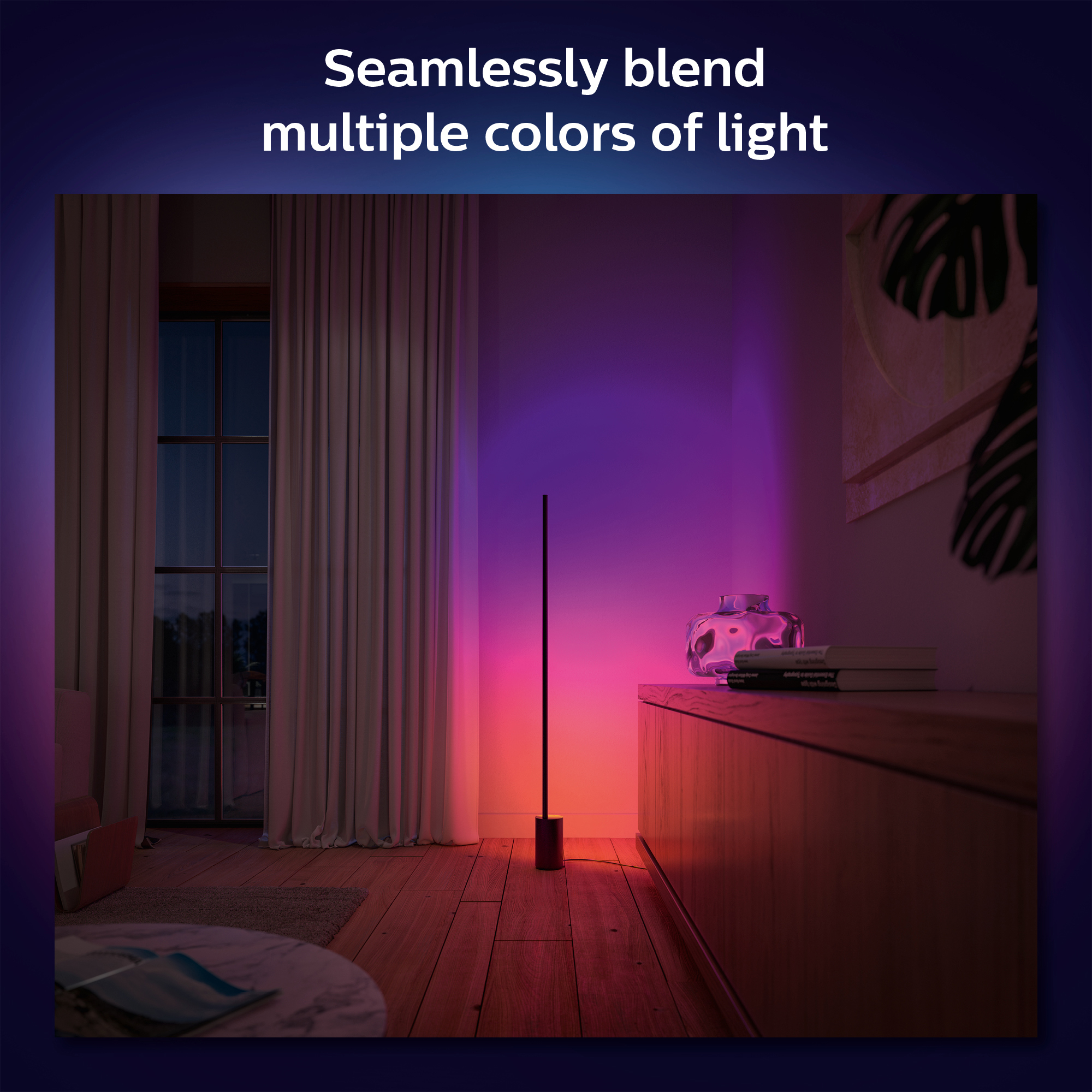 Philips by Signify Philips Hue White and colour ambience Signe gradient floor lamp – image 2