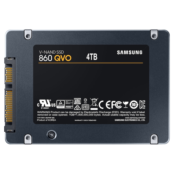 Samsung 860 QVO 4 TB 2.5″ Serial ATA III V-NAND MLC image 2