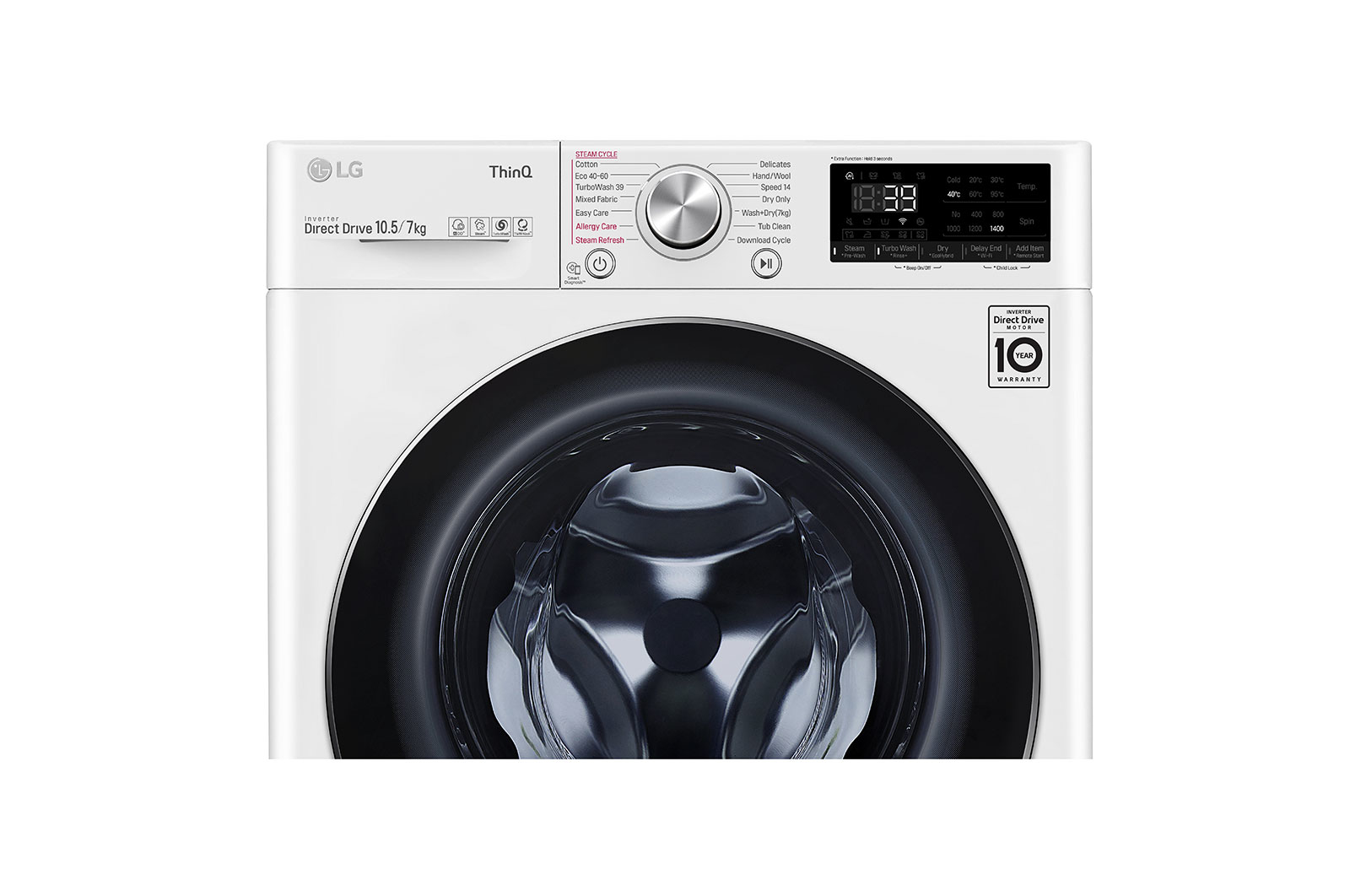 LG F4DV710S2E washer dryer Freestanding Front-load White – image 4