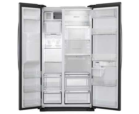 LG GSL325WBYV side-by-side refrigerator Freestanding – image 2