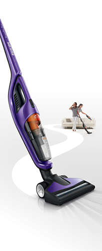 Philips PowerPro Duo FC6166/01 stick vacuum/electric broom 2-in-1 stick vacuum Dry Bagless – image 2