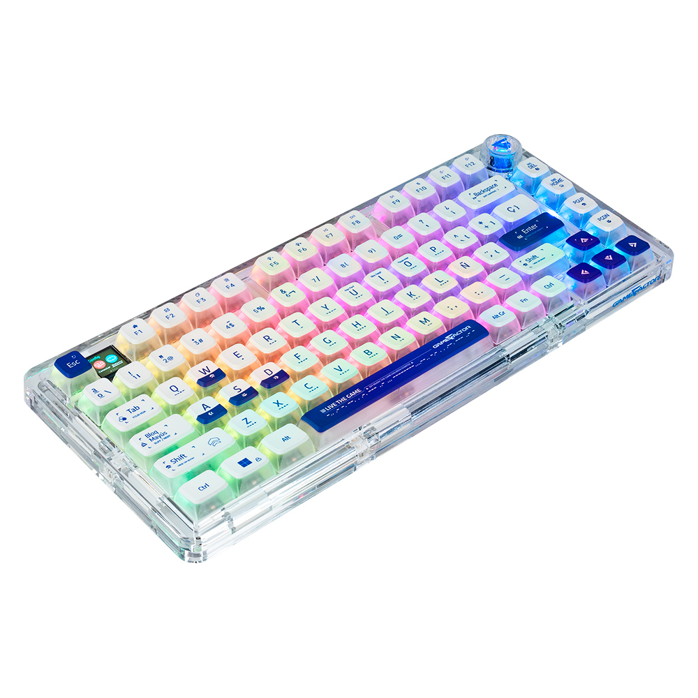Teclado Gamer Game Factor KBG800 - Alámbrico/Inalámbrico - RGB - Gasket - KBG800 Teclado Gamer Game Factor KBG800 - Alámbrico/Inalámbrico - RGB - Gasket - KBG800