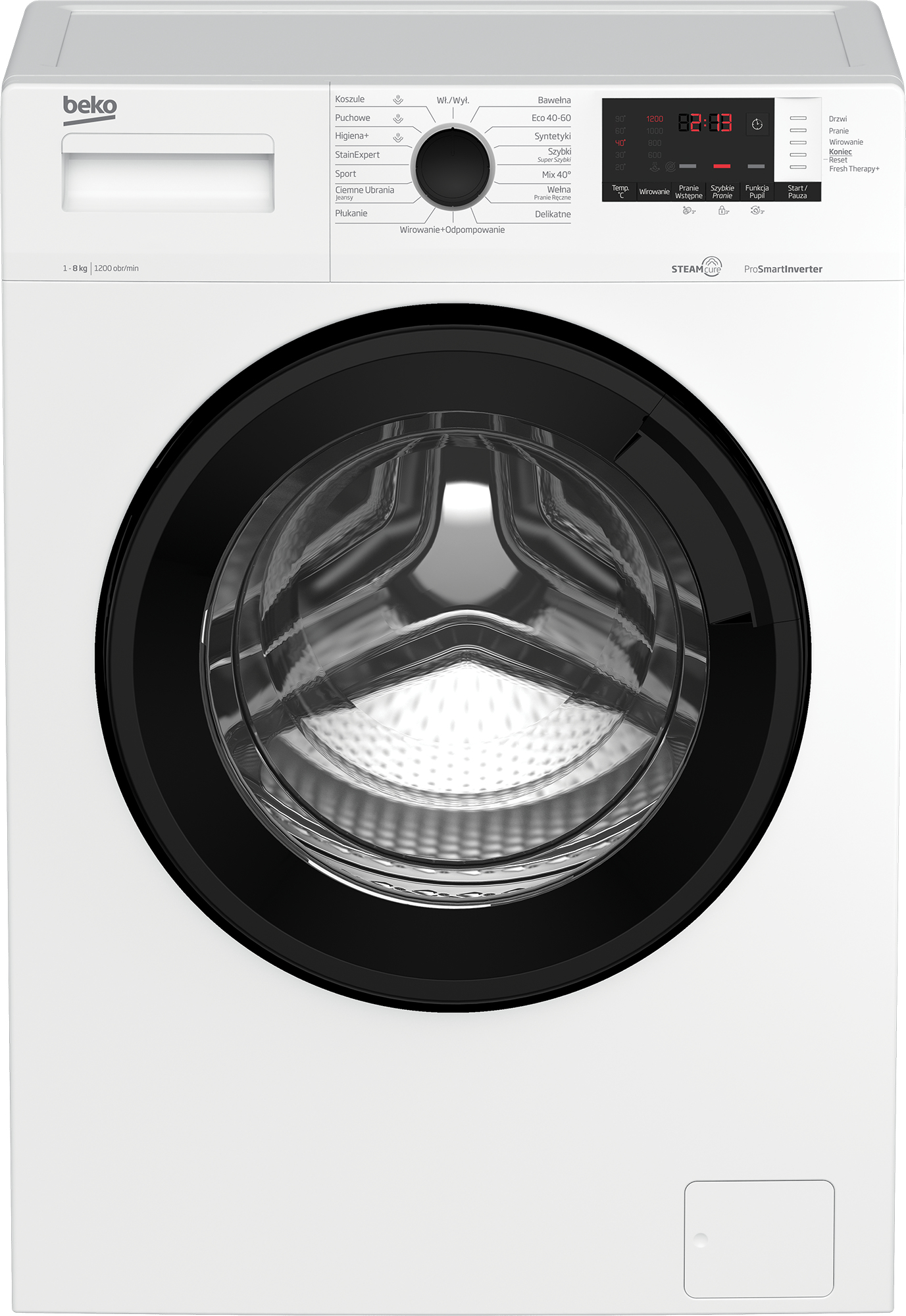 Beko WUV8612WPBSE — vue 1 sur 6