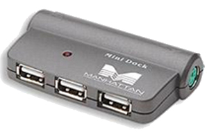 Manhattan Hub USB + PS/2