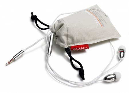 Golla Superbee Headset Wired In-ear White