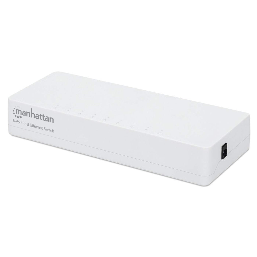 Manhattan 8-Port Fast Ethernet Switch, Plastic, Three Year Warranty, Box – image 1