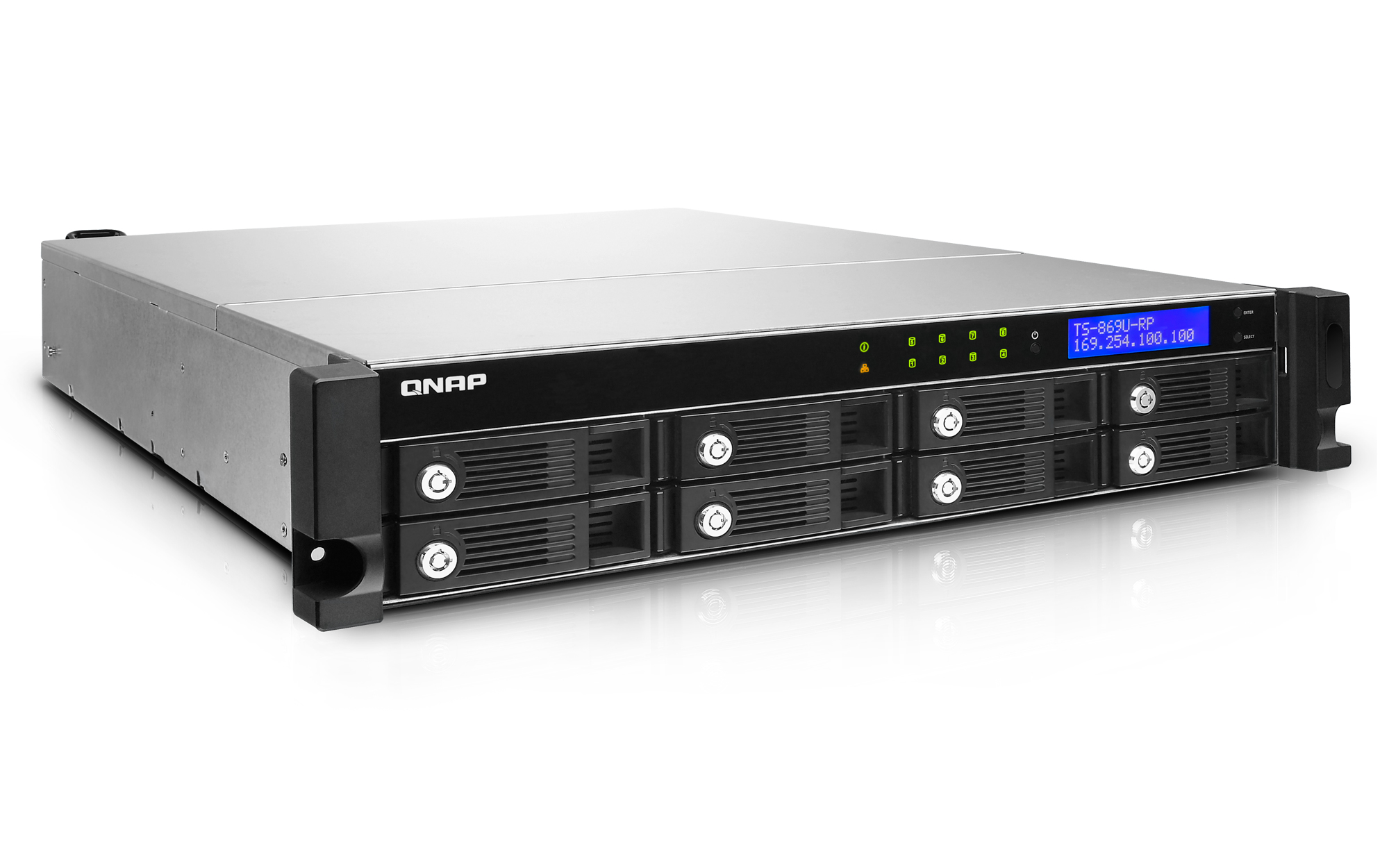 QNAP TS-869U-RP NAS/storage server Rack (2U) Intel Atom® D2700 – image 8