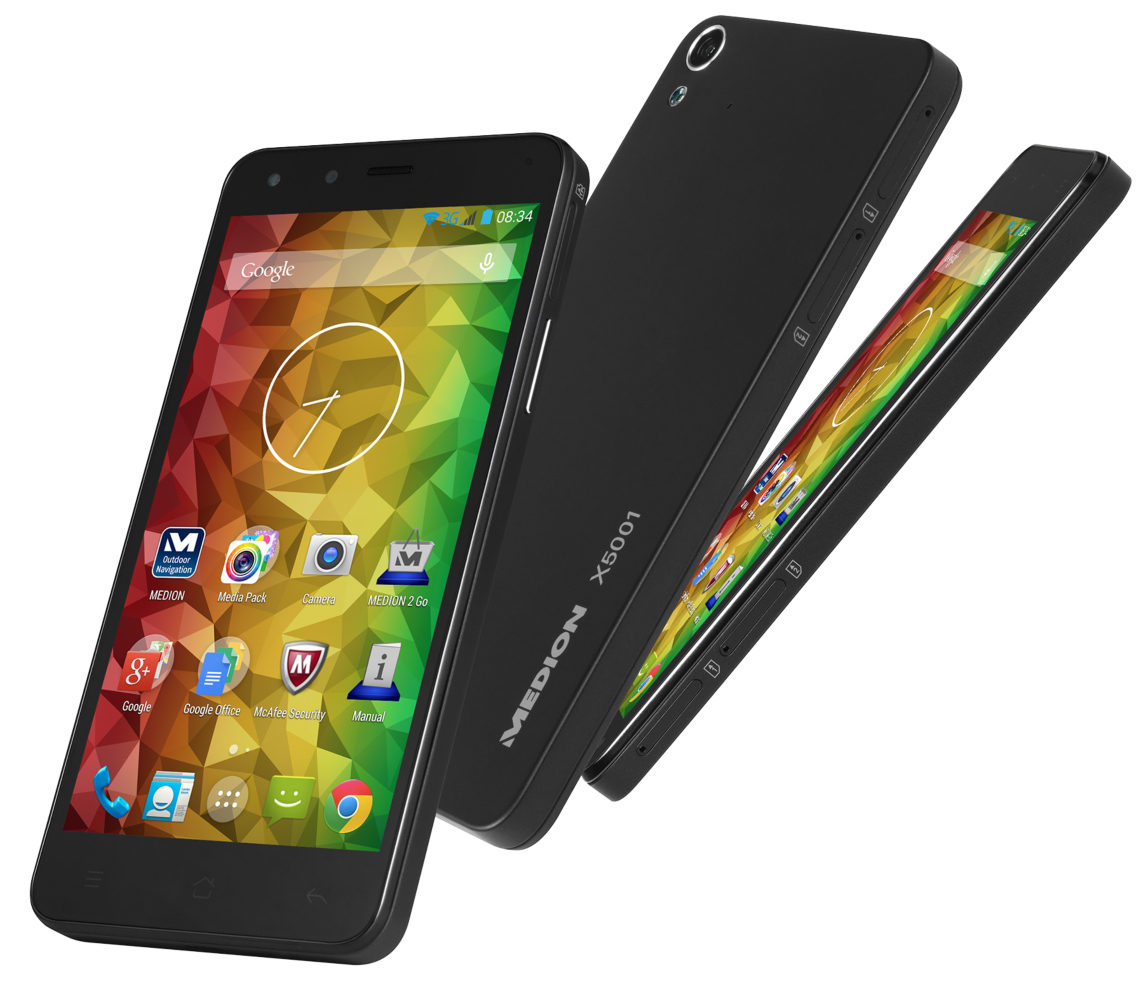 MEDION LIFE X5001 12.7 cm (5") Dual SIM Android 4.4 3G Micro-USB 2 GB 16 GB 2150 mAh Black – image 7